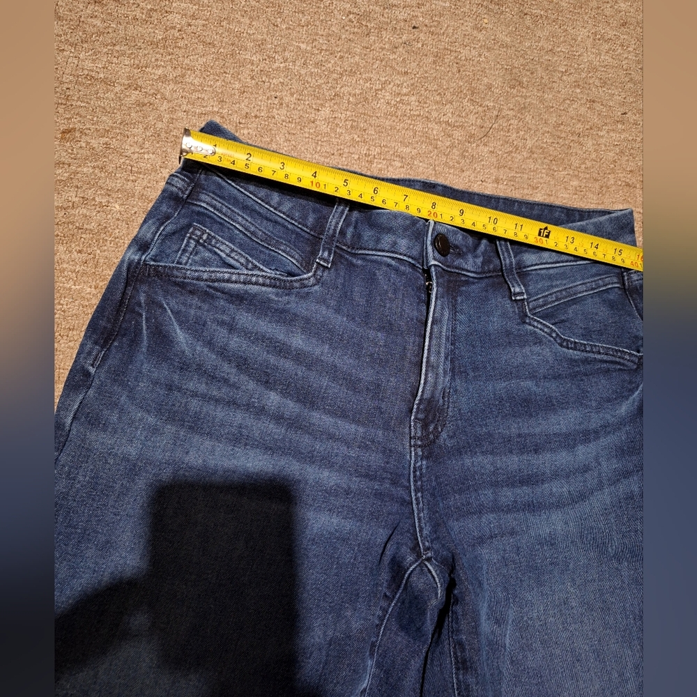 Simply Vera Wang The Perfec Vintage Wide-LEG Crop Jean Size 8 Color Blue - Picture 4 of 10